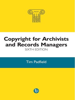 cover image of Copyright for Archivists and Records Managers